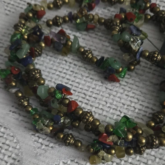 Cookie Lee Multi-Colored Beaded Necklace - Picture 6 of 7